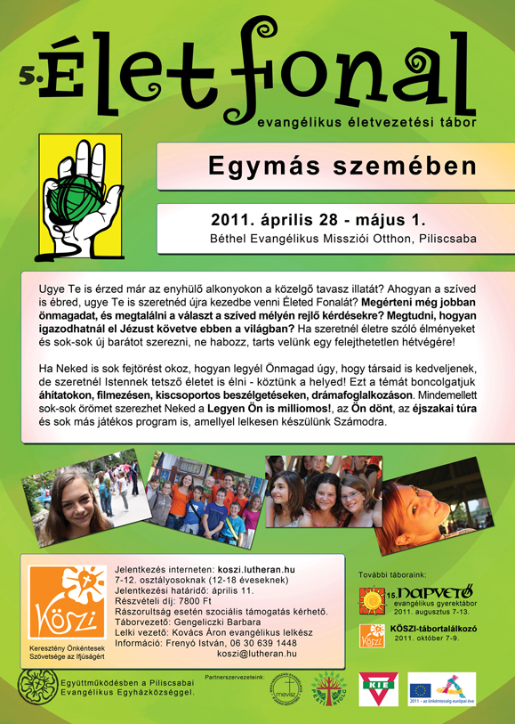 5. Életfonal tábor: Egymás szemében