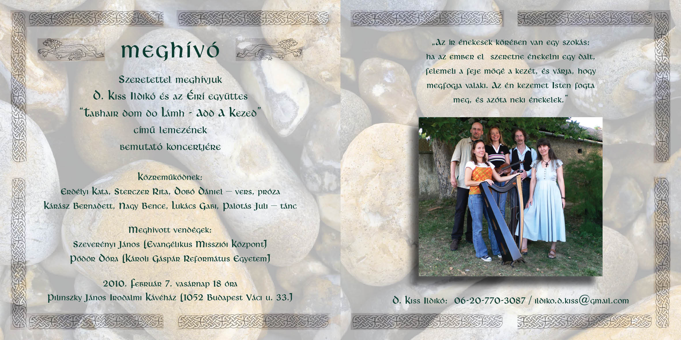 D. Kiss Ildikó lemezbemutató koncertje