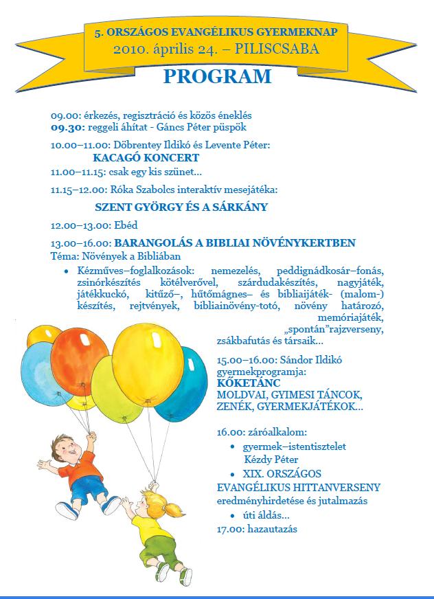 Evangélikus gyereknap Piliscsabán