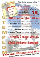 Immáron a 15. ételosztás lesz Szarvason