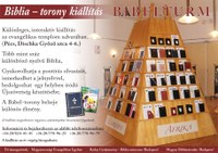 Megnyílik a Bibel(Babel)turm kiállítás Pécsett