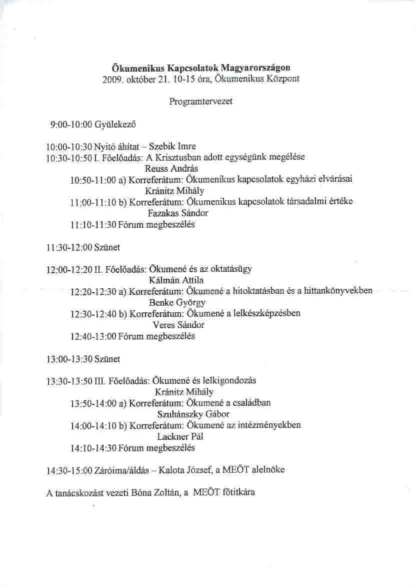 Ökumenikus kapcsolatok Magyarországon