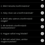 Elkészült a Konfirmációi káté okostelefonra