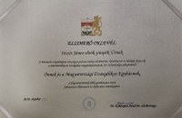 Elismerő oklevelet kapott Ittzés János elnök-püspök és egyházunk a büntetés-végrehajtás országos parancsnokától