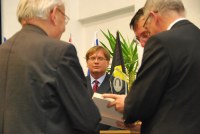 Jakubinyi György katolikus érsek Gnilka-díjat kapott – Méltatását dr. Fabiny Tamás püspök mondta el