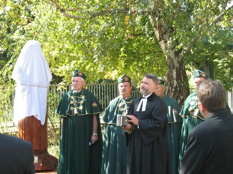 Baranka György köszöntőt mond