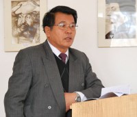 Prof. dr. Jamilin Sirait az Indonéz-Batak Protestáns-Lutheránus Egyház teológiai tanára volt az Evangélikus Hittudományi Egyetem vendége