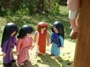 Bibliai jelenetek játékfigurákkal