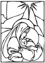 Jézus édesanyja ölében