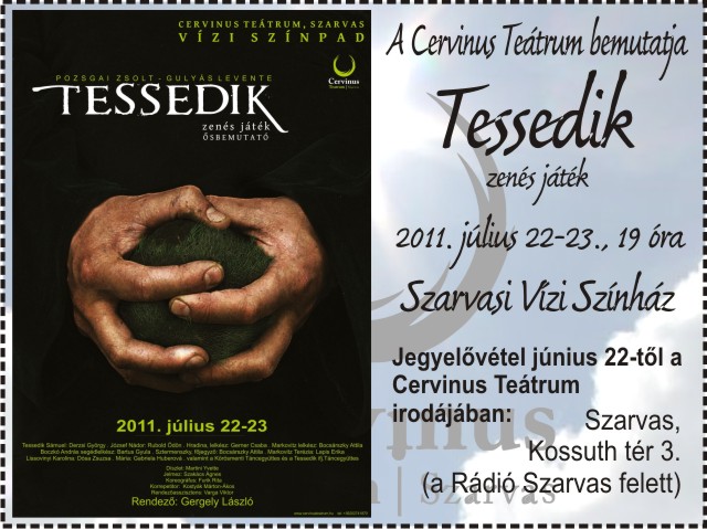 Tessedik címmel zenés ősbemutatót tartanak a szarvasi Víziszínpadon – A darab fővédnöke Gáncs Péter elnök-püspök