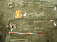 Középkori csontvázak a szekszárdi Városháza alatt 