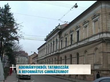 Adományokból tatarozzák a nagyváradi református gimnáziumot 