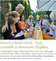 Jönnek a fiatal idősek