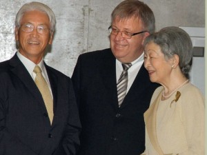 A japán császárnő találkozott a betheli diakóniai város vezetőjéve