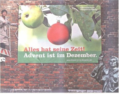 "Mindennek megvan az ideje! Ádvent decemberben van."