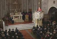 XVI. Benedek ellátogatott a római evangélikus közösség templomába