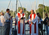 Balatonföldváron megáldották a vitorlásokat