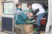 Három teherautónyi élelmiszert vitt Felsőzsolcára a református egyház