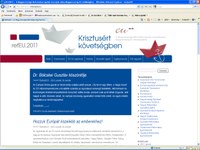Református honlap indult az EU-elnökség alkalmából 